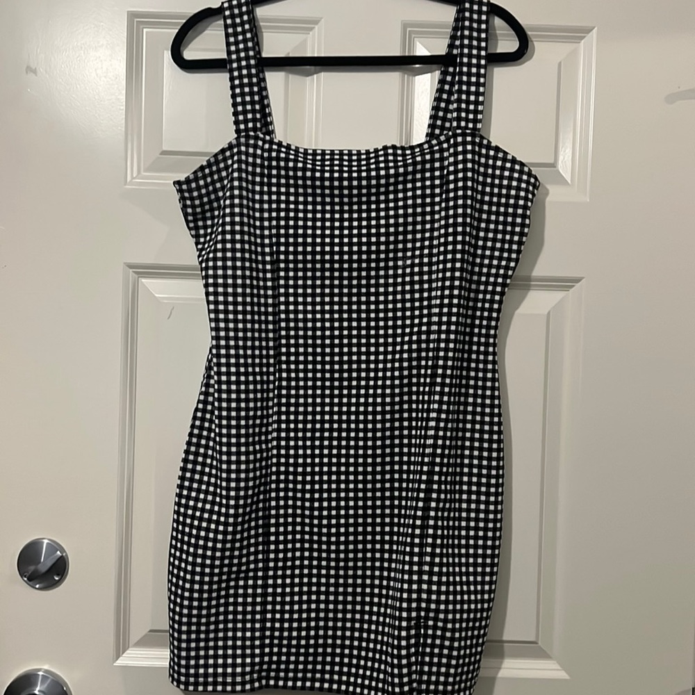 Divided Gingham Mini Dress Size XL